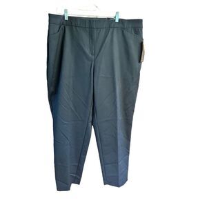 Avenue *Sateen * Slim Leg Trouser * Sz 18 * Black NWT